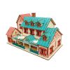3D Wooden Puzzle for Adult DIY Assembly City Scape Model Home Decor Gift - Villa Nalati