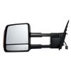 VEVOR Towing Mirrors Fit for 2007-2017 Toyota Tundra, Power Heated Tow Mirror with Signal Light/LED Arrow Signal Light, Plane & Convex Glass, Manual C