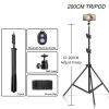 Tripod For Phone Tripod Stand Ring Light 1/4 Screw Head Flexible Selfie With Bluetooth Remote Control Holder For Phone
