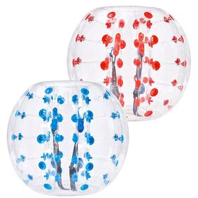 VEVOR Inflatable Bumper Balls 2-Pack, 4FT/1.2M Body Sumo Zorb Balls for Teen, 0.8mm Thick PVC Human Hamster Bubble Balls for Outdoor Team Gaming Play,