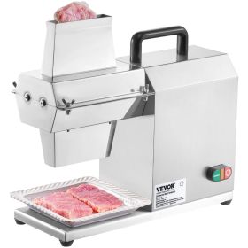 VEVOR Commercial Meat Tenderizer, Heavy Duty Stainless Steel Kitchen Tool with Handle, Meat Tong, and Cleaning Brush, 450W Electric Meat Tenderizer Ma
