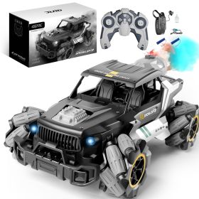 4DRC Y3 RC Cars Remote Control Car, Off Road Monster Truck,Metal Shell 4WD Dual Motors LED Headlight Rock Crawler,2.4Ghz All Terrain Hobby Truck,Boy A