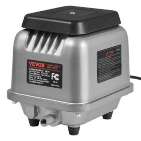 VEVOR Linear Air Pump, 109L/Min Air Flow Septic Aerator Pump, Aeration System for 1/2 Acre 10 FT Deep Ponds, Water Gardens, Waste Treatments, Septic T