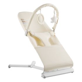 VEVOR Baby Bouncer Folding Bouncer Seat Chair for Babies 0-9 Months with Toy Bar