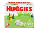 Huggies Natural Care Sensitive Baby Wipes, Unscented, 10 Pack, 560 Total Ct