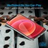 Naztech IntelliShield Tempered Glass w/3D Edge iPhone 12 Min