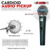 5 Core Microphone Dynamic Karaoke XLR Mic Cardioid Unidirectional Handheld Wired Singing Microfono - BETA