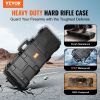 VEVOR Tactical Range Case, Outdoor Tactical Hard Case with 3 Layers Fully-protective Foams, 42 inch lockable Hard Tactical Range Case with Wheels, IP6