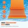 VEVOR Lily Pad Floating Mat, Large 9x6 FT Floating Water Pad, 3-Layer Floating Dock for Adults Kids, 1.3" Thick Tear-Resistant XPE Foam Raft, Floating