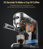 capsule + coffee powder + milk foam 3-in-1 semi-automatic coffee machine 19Bar extraction mocha Nestle espresso 1 cup / 2 cup, electronic button powde