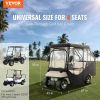VEVOR Golf Cart Enclosure, 420D Polyester Driving Enclosure with 4-Sided Transparent Windows, 4 Passenger Club Car Covers Universal Fits for Most Bran