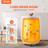 VEVOR Towel Warmer Bucket, 20L Large Towel Warmer for Bathroom, Auto Shut Off Towel Heater with 4-Level Timer Fits up to Two 40"x70" Oversized Towels,
