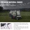 VEVOR Golf Cart Enclosure, 420D Polyester Driving Enclosure with 4-Sided Transparent Windows, 4 Passenger Club Car Covers Universal Fits for Most Bran