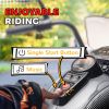 Qaba Electric Motorcycle for Kids, 3 Wheel 6V Battery Powered Chopper Motorbike, Ride on Motorcycle with Headlights, Music, Forward & Reverse for Boys