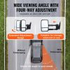 VEVOR Towing Mirrors, Left & Right Pair Set for Chevrolet Silverado (1999-2007)/GMC/Cadillac, Tow Mirror with Plane & Convex Glass, Manual Controlling