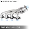 VEVOR Exhaust Header Set 1 5/8" Exhaust Turbo Headers, Stainless Steel Exhaust Manifold Headers, Shorty Engine Conversion LS Swap Exhaust Headers for