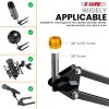 5 Core Microphone Arm Stand Upgraded Adjustable Suspension Boom Scissor Arm Mic Holder with Pop Filter 3/8" to 5/8" Adapter Mic Clip Shock Mount Cable