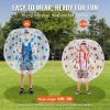 VEVOR Inflatable Bumper Balls 2-Pack, 4FT/1.2M Body Sumo Zorb Balls for Teen, 0.8mm Thick PVC Human Hamster Bubble Balls for Outdoor Team Gaming Play,