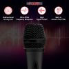 5 CORE Microphone Dynamic Vocal Handheld Mic Cardioid Unidirectional Microfono w On Off Switch + XLR Audio Cable for Singing Karaoke Public Speaking &