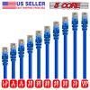 5 CORE Ethernet Cable 15 ft Long Cat 6 Computer Internet Patch Cord High Speed WiFi RJ45 for Gaming Indoor Outdoor Use - ET 15FT BLU