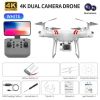 RC Drone Double 4K Wifi FPV HD Camera KY101 Drone Altitude Hold Gesture Mode Long Flying time RC Quadcopter Drone Toys For Boy