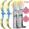 Bow and Arrow Set for Kids, Toyokar Archery Set Toy with Light-up LEDs, 10 suction bows and arrows, indoor and outdoor sports toys.Boys Kids Gifts Toy