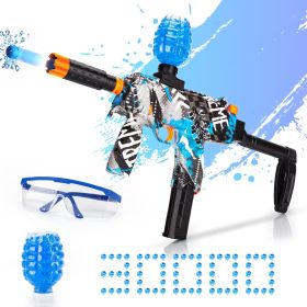 Electric Gel Ball Blaster, High-Speed Gelfire Blaster for Orbeez with 30000 Gel Rounds and Eyewear, Splatter Ball Toys for Outdoor Shooting Game Party (Color: Normal)