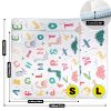 50x50IN Baby Play Mat Non-Slip Baby Crawling Mat Foldable Playpen Mat Machine Washable for Newborns Infants Babies Toddlers