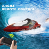 4DRC S5 Fast RC Boat 2.4 GHz 20+ MPH Racing Boats for Pools and Lakes,Remote Control, and  Rechargeable Boat Battery for Adults and Kids