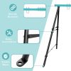 Metal Swing Stand Swing Sets for Backyard,Powder Coated Swing Frame of Swing Set with Extra Side Bars,880 Lbs Heavy-Duty A-Frame Outdoor Swing Fits Sw