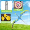 Bow and Arrow Set for Kids, Toyokar Archery Set Toy with Light-up LEDs, 10 suction bows and arrows, indoor and outdoor sports toys.Boys Kids Gifts Toy